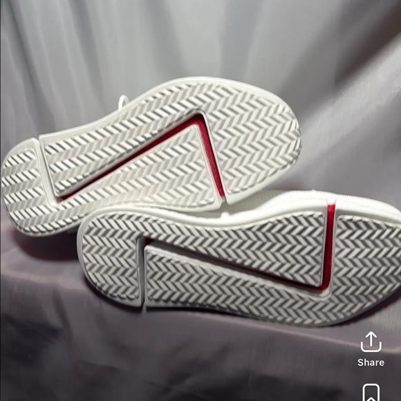 UNOS by SZ Adult Sneakers - White M 8.0-9.0/W 9.5-10.5: Lace up, Breathable - Picture 7 of 8